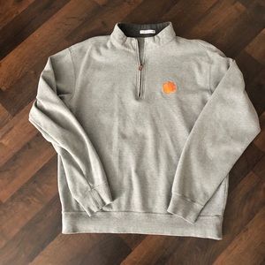 Peter Millar Clemson 1/4 zip sweater!